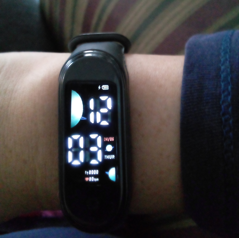 Digital Watch Touch Screen